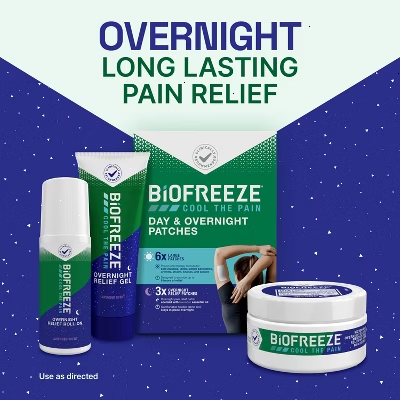 Biofreeze Overnight Joint and Muscle Pain Relief Roll-On - 2.5oz